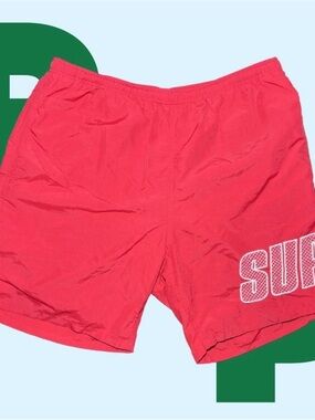 Supreme Logo Applique Water Short (Medium)